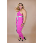 All In One Harem Jumpsuit (Pink)