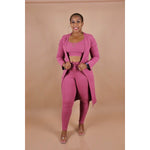 Perfectly Ribbed Set (Pink)